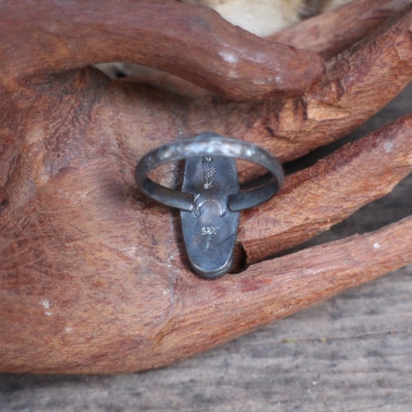 ✨Abalone & Rose Quartz Crystal Boho Ring - Picture 3 of 4